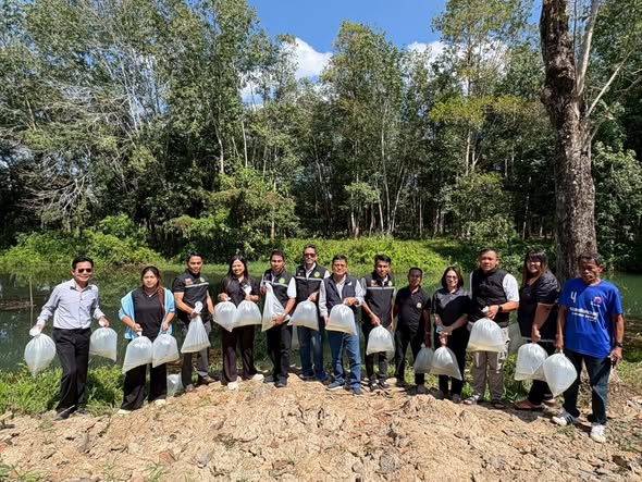 ร่วมปล่อยพันธุ์ปลาคืนสู่แหล่งน้ำธรรมชาติ หมู่ที่ 3 บ้านโคกเหรียง หมู่ที่ 4 บ้านวังใหญ่ หมู่ที่ 6 บ้านควนเนียง และหมู่ที่ 7 บ้านควนพรุพี