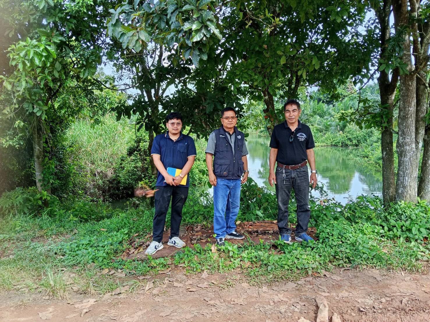ดร.เสกสรร ริยาพันธ์ นายกเทศมนตรีตำบลควนศรี พร้อมด้วยนายสมภพ สุขเตี้ยม เลขานากยกฯ สท.ภิรมย์ รอดศรีนาค สท.สหัส เกลี้ยงกลม นายธนายุต เกตุทอง วิศวกรโยธา และเจ้าหน้าที่กองช่าง ลงพื้นที่สำรวจเพื่อทำการบุกเบิกถนน หมู่ที่ 4 บ้านวังใหญ่